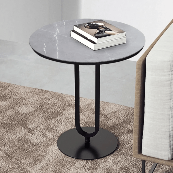 Modern Dark Gray End Table