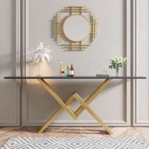Narrow Rectangle Console Table
