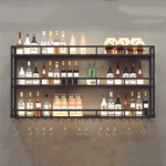 Wine Rack with Glass Holde