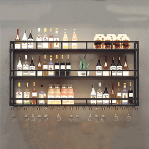 Wine Rack with Glass Holde