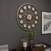 Modanio Modern Wall Clock For Living Room | Large Clock for Hall