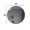 Modanio Wall Mirror for Bathroom/ Living Room and Hall | Decorative Mirrors