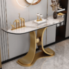 Modanio Mid-century Console Table with Marble Top