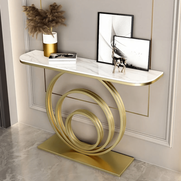 Modanio Nova Circle Console Table For Living Room