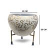 Modanio Flower Pots for Home Decoration Metal Print Plant Stand Planter Suitable for Indoor and Outdoor Use Home & Office Decor - Modanio