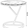 Modanio  Y-Shape Side Table Stands