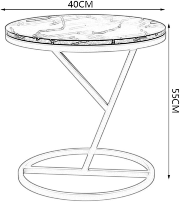 Modanio  Y-Shape Side Table Stands