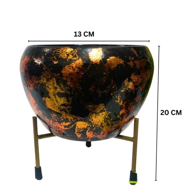 Modanio Flower Pots for Home Decoration Metal Print Plant Stand Planter Suitable for Indoor and Outdoor Use Home & Office Decor - Modanio
