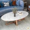 Modanio Modern Coffee Table with Marble Top