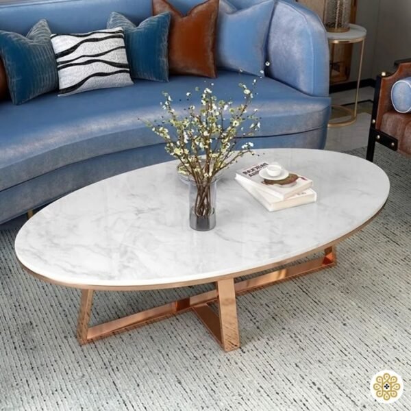 Modanio Modern Coffee Table with Marble Top