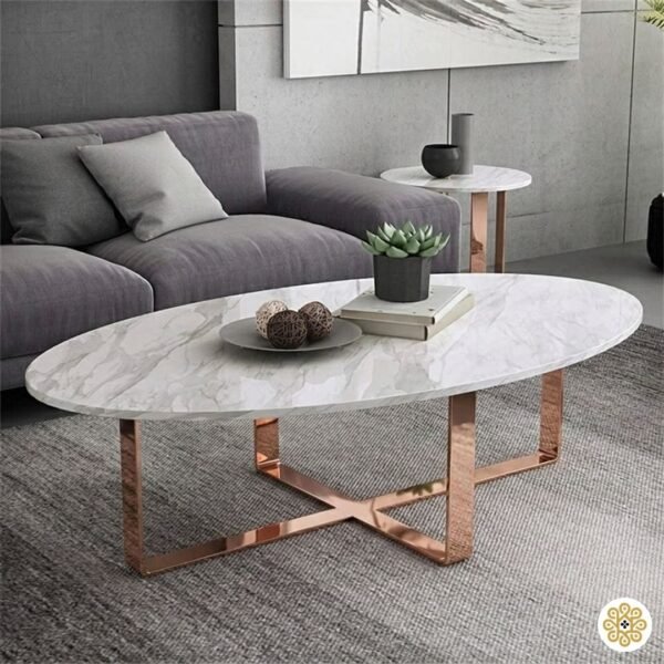 Modanio Modern Coffee Table with Marble Top