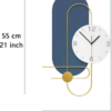 Modanio Metal Wall Hanging Antique Wall Clock For Home