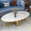 Modanio Modern Coffee Table with Marble Top