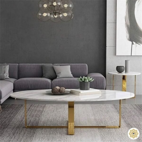 Modanio Modern Coffee Table with Marble Top