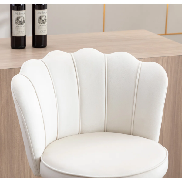 Modanio Adjustable Velvet Bar Chair | 360° Swivel Counter Height Bar Stool
