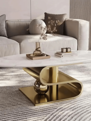 Vertex Marble Top Coffee Table