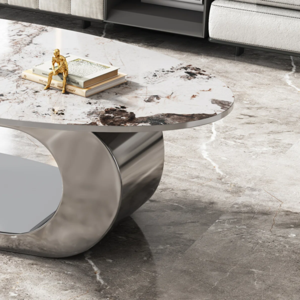 Luxury Oval Coffee Table for Living Room | Modern & Premium Design | Modanio