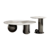 Modanio DueNest Coffee Table with PVD Finish & Marble Top