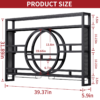 Modanio 3-Tier Wine Rack Wall Mounted Glass Holder Floating Bar Shelf