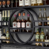 Modanio 3-Tier Wine Rack Wall Mounted Glass Holder Floating Bar Shelf