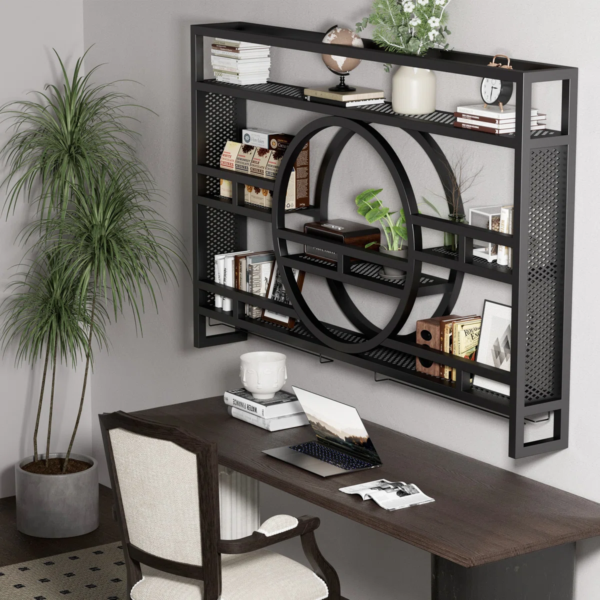 Modanio 3-Tier Wine Rack Wall Mounted Glass Holder Floating Bar Shelf