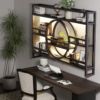 Modanio 3-Tier Wine Rack Wall Mounted Glass Holder Floating Bar Shelf