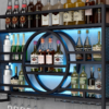 Modanio 3-Tier Wine Rack Wall Mounted Glass Holder Floating Bar Shelf