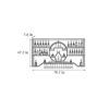 Modanio Creative Vase Wall Mounted Wine Rack Artistic Space-Saving Wine & Flower Display Shelf