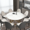 Modanio Luxury Round Dining Table with Marble Top