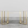 Modanio Premium Twin Grace Dining Table with Marble Top with 6 Chairs