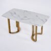 Modanio Premium Twin Grace Dining Table with Marble Top with 6 Chairs