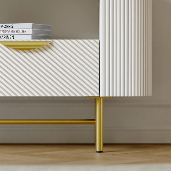 Modanio Nova Line Fluted TV Cabinet with Storage