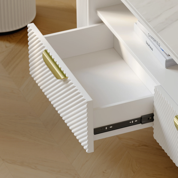 Modanio Nova Line Fluted TV Cabinet with Storage