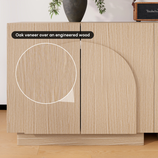 Modanio Piece Modular TV Console with Storage