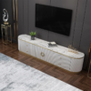 Modanio Plalue Modern White TV Console with 4 Drawers - Modanio