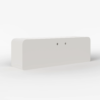 Modanio Codiys Art Deco Bookshelf Wood TV Console in White - Modanio