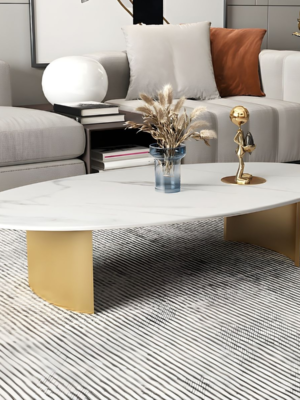Modern_Oval_Marble_Coffee_Table Modern Oval Marble Coffee Table