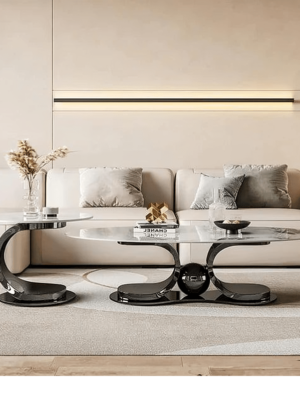 Orbital Oval Centre Table