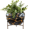 Modanio Flower Pots for Home Decoration Metal Print Plant Stand Planter Suitable for Indoor and Outdoor Use Home & Office Decor - Modanio
