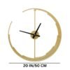 Modanio Moon Design Wall Clock for Living Room | Wall Clock Big Size