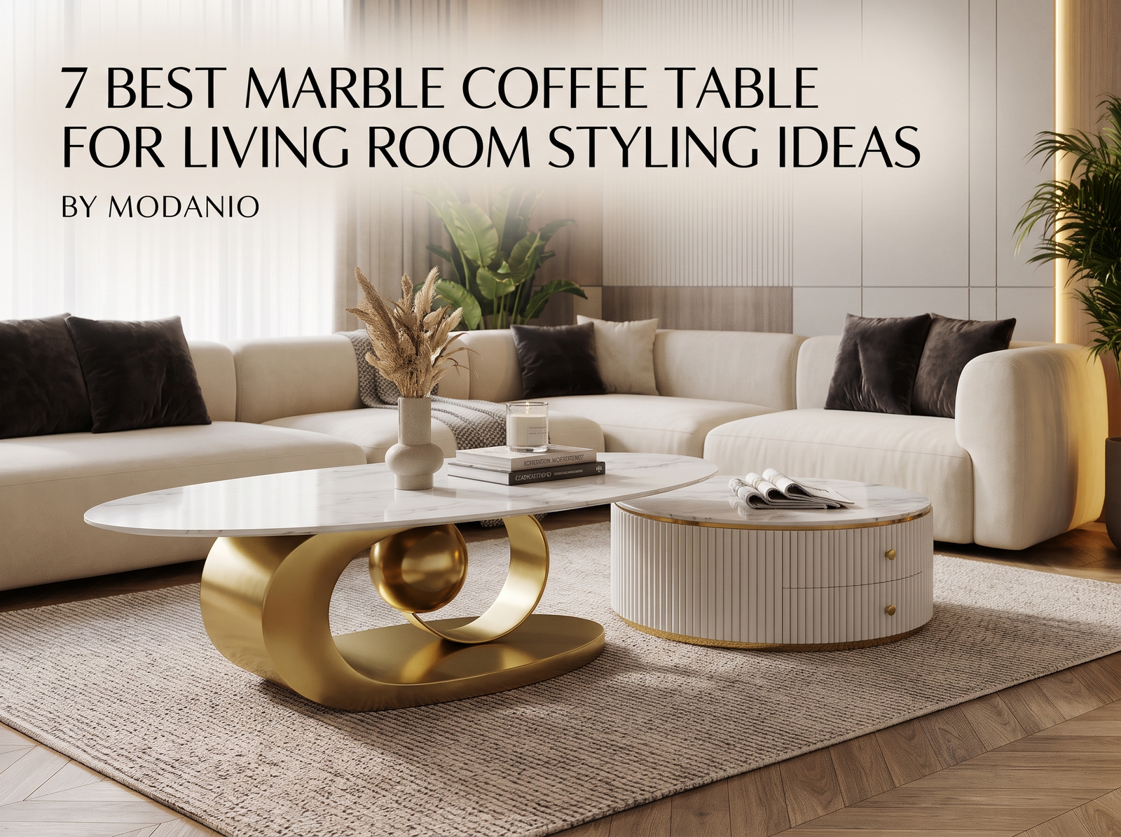 7 Best Marble Coffee Table for Living Room Styling Ideas by Modanio